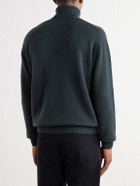 Boglioli - Virgin Wool and Cashmere-Blend Rollneck Sweater - Green