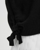 Ganni Future Wool Knit Crewneck Black Womens Pullover