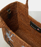 Loewe x Suna Fujita Font Small raffia tote bag