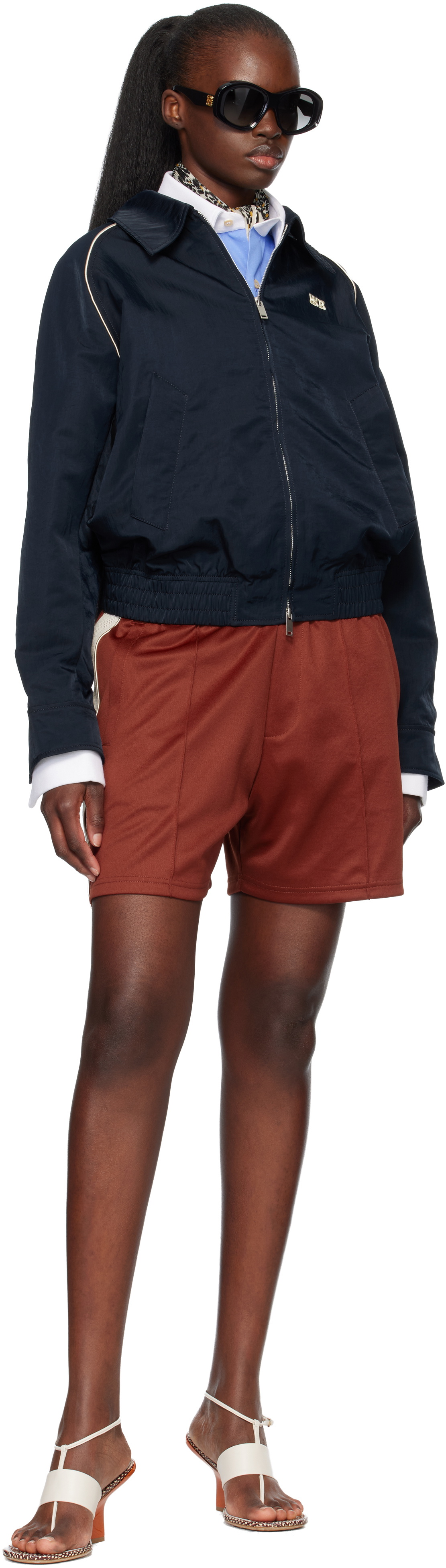 Wales Bonner Red Motion Shorts