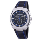 Ferragamo Edge Chronograph Quartz Black Dial Mens Watch SFK200123