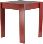 Ann Demeulemeester Red Serax Edition Malé Side Table
