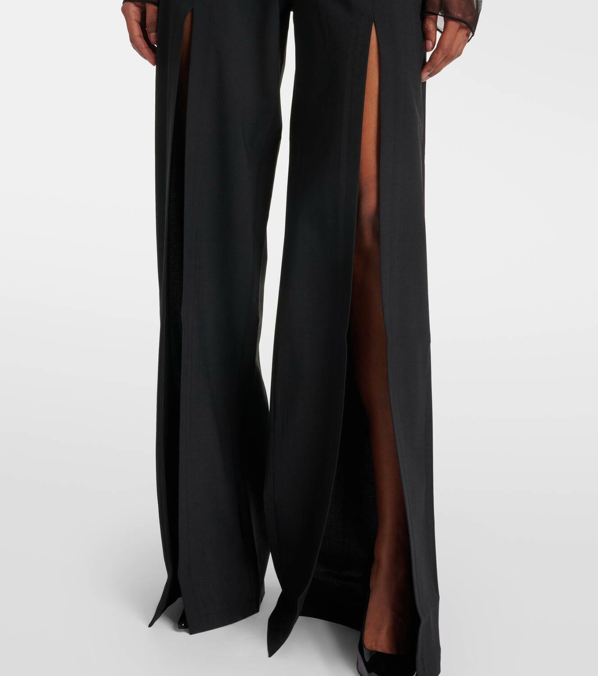 Nensi Dojaka Luna wide-leg pants