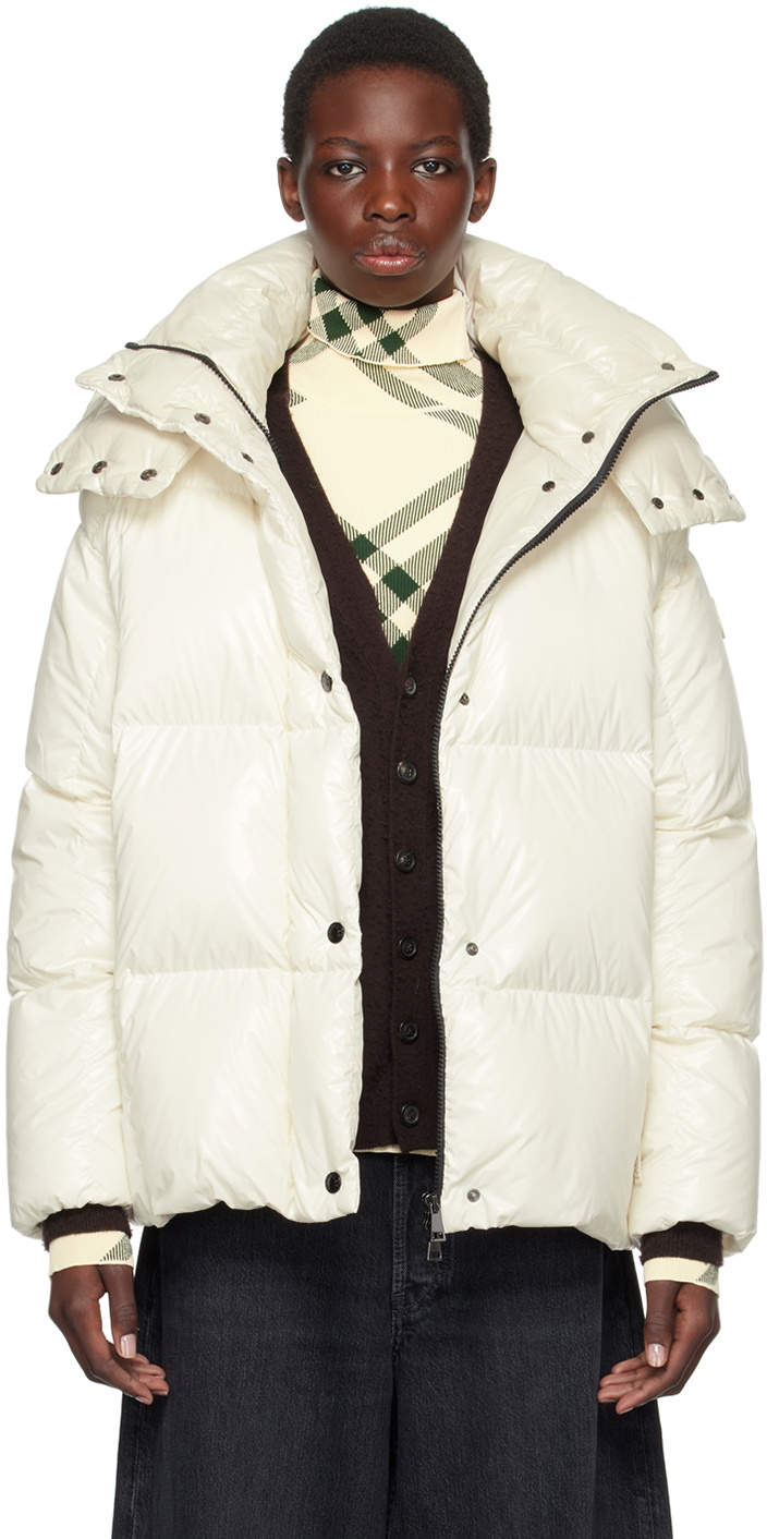 Moncler White Parana Down Jacket Moncler