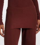 Aya Muse Silk-blend wide-leg pants