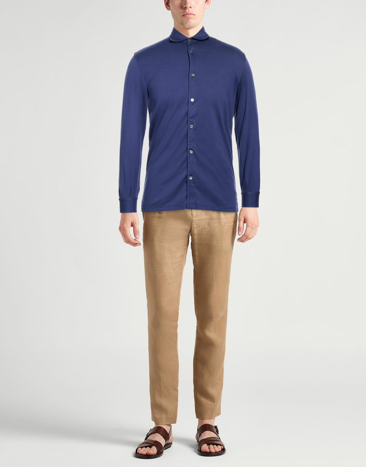 Fedeli Mens Shirt in Navy