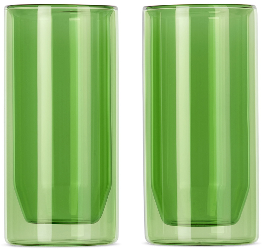 YIELD Green Double-Wall Glasses, 16oz