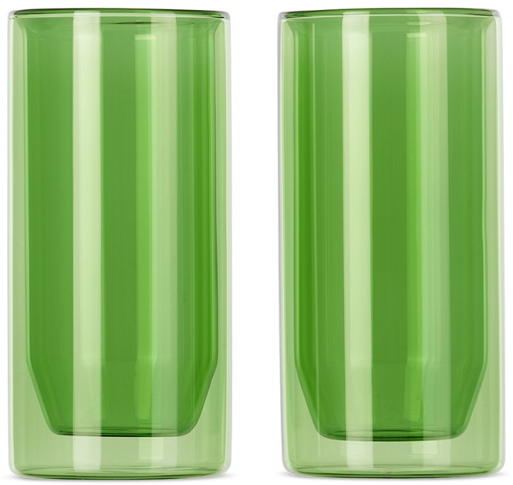 Photo: YIELD Green Double-Wall Glasses, 16oz