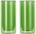 YIELD Green Double-Wall Glasses, 16oz