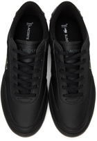 Lacoste Black Leather Court-Master Sneakers