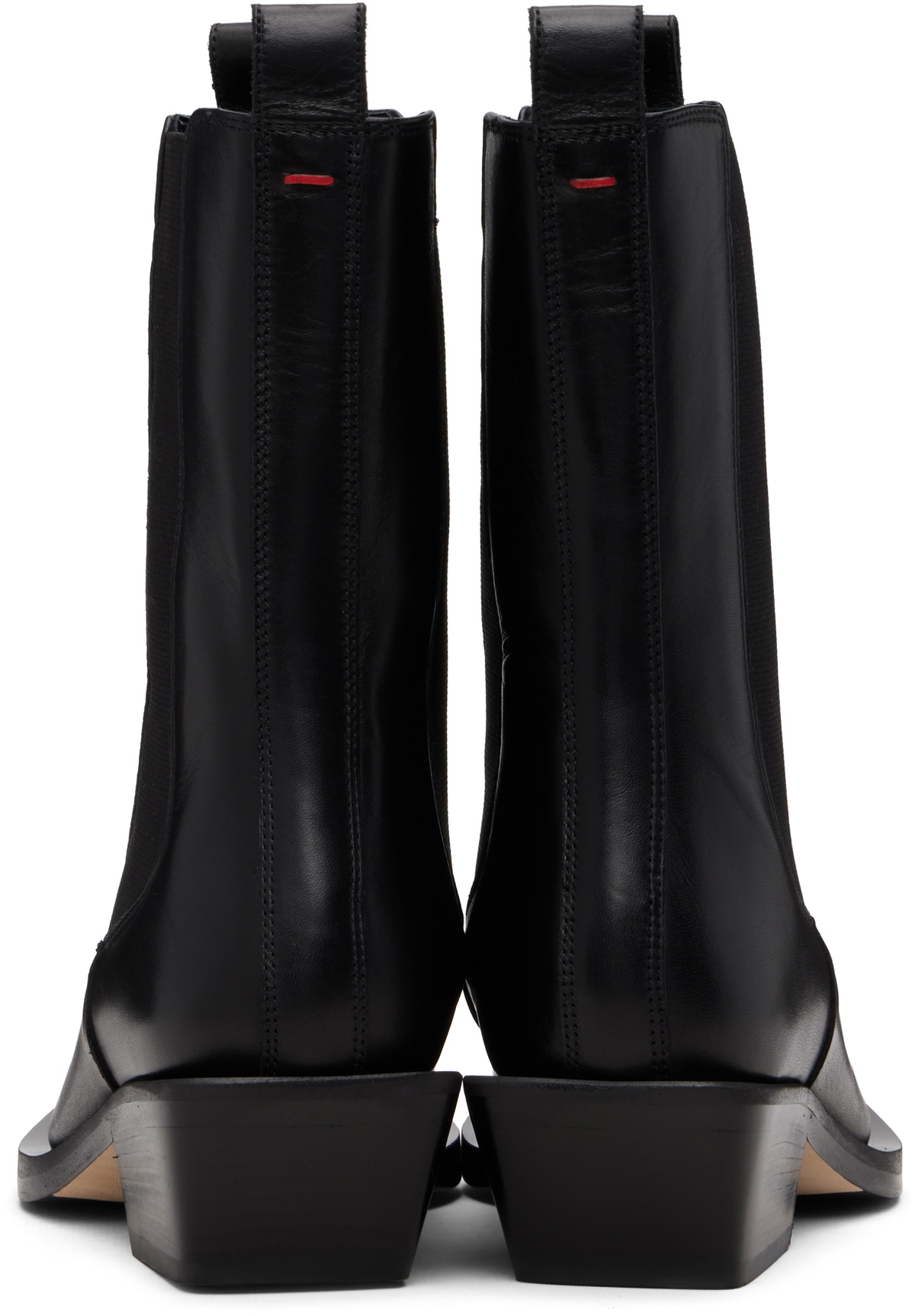 Aeyde Black Luna Chelsea Boots