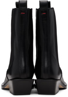 Aeyde Black Luna Chelsea Boots