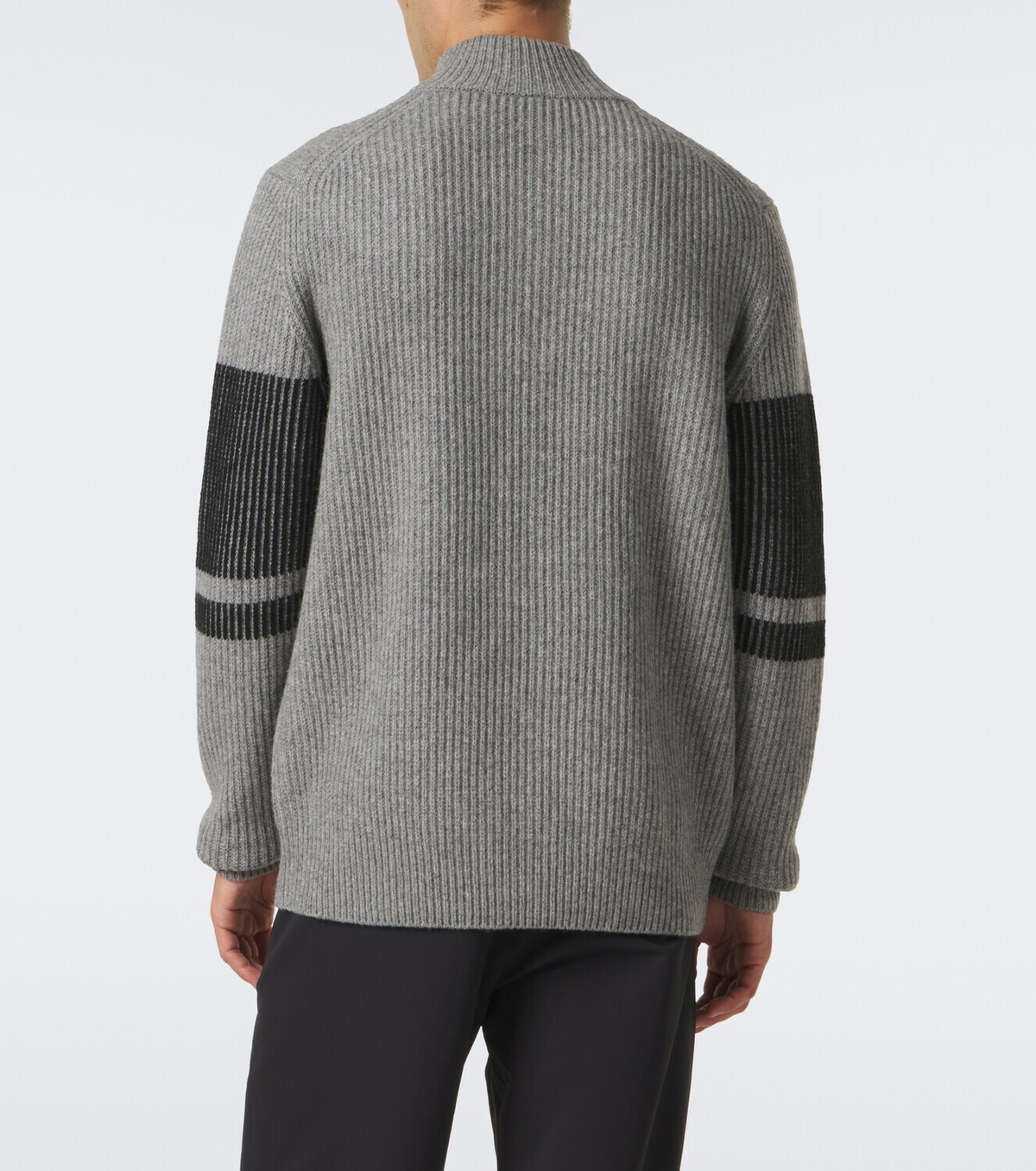 Bogner Loris logo yak half-zip sweater