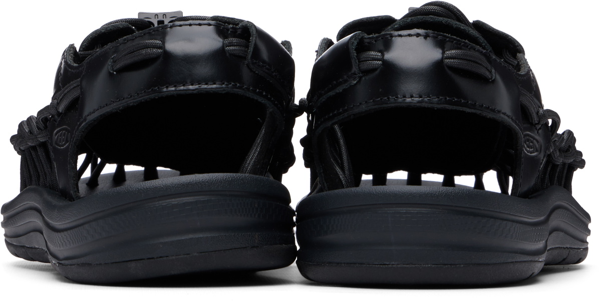 KEEN Black UNEEK Leather Sandals