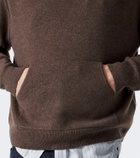 Acne Studios Knitted cashmere-blend hoodie