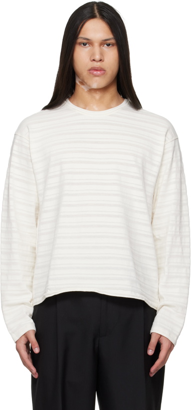Photo: mfpen Off-White Round Neck Sweater
