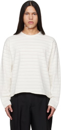 mfpen Off-White Round Neck Sweater