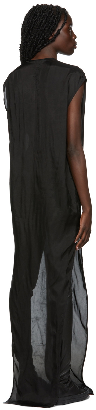 Rick Owens Black Arrowhead Gown Dress