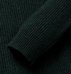 Incotex - Ribbed Virgin Wool Sweater - Green