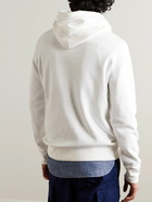 Polo Ralph Lauren - Logo-Print Cotton-Blend Jersey Hoodie - White