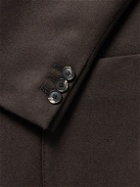 Kaptain Sunshine - Throwng Fits Double-Breasted Wool Suit Jacket - Brown