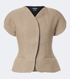 Jacquemus Ovalo wool and cotton jacket