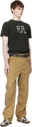 RRL Tan Herringbone Twill Cargo Pants