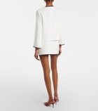 Valentino Cotton tweed miniskirt