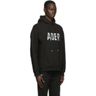 ADER error SSENSE Exclusive Black Tape Logo Hoodie