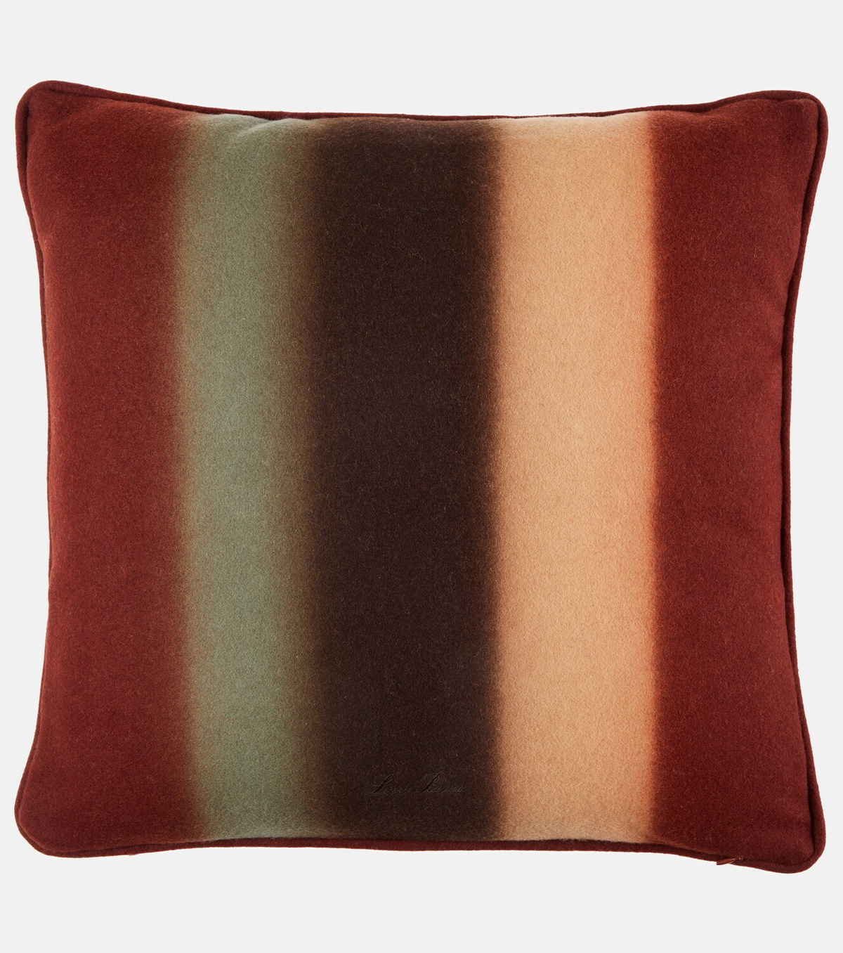Loro Piana Striped wool and cashmere cushion