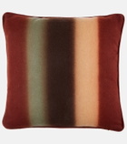 Loro Piana Striped wool and cashmere cushion