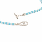 Miansai Men's Avi Bracelet in Turquoise/White