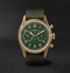 Montblanc - 1858 Geosphere Limited Edition Automatic Chronograph 42mm Bronze and NATO Watch, Ref No. 119908 - Green