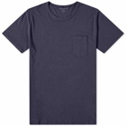 Officine Generale Men's Officine Générale Pocket T-Shirt in Navy Ink