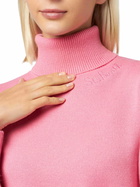 MC2 Saint Barth Woman Pink Cashmere Blend Turtleneck Sweater Moody