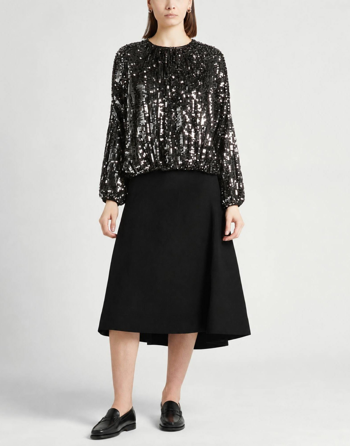 Jucca Womens Top in Gunmetal