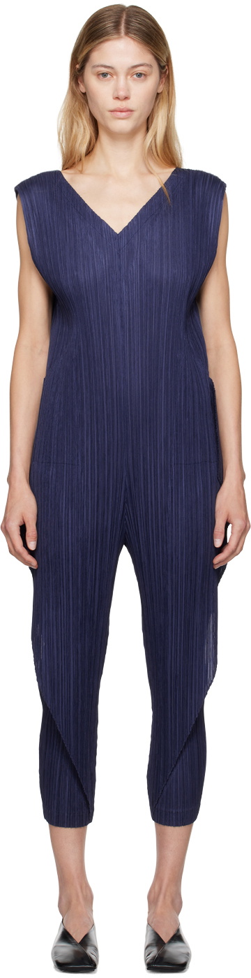 PLEATS PLEASE THICKER BOTTOMS 1 ネイビー 限定 Pleats Please Issey