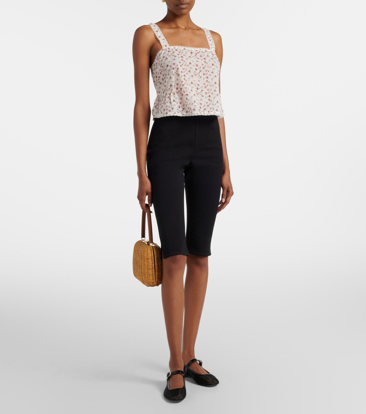 Posse Angelina cotton-blend capri pants