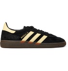 adidas Originals - Handball Spezial Leather-Trimmed Suede Sneakers - Black