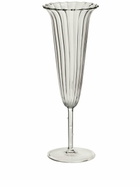Sophie Lou Jacobsen Ribbed Effect Set Of Four Champagne Glass