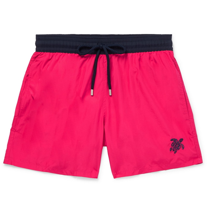 Photo: Vilebrequin - Moxe Mid-Length Swim Shorts - Pink