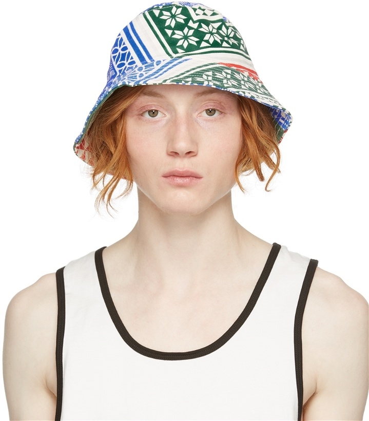 Photo: Rhude Multicolor Card Print Bucket Hat