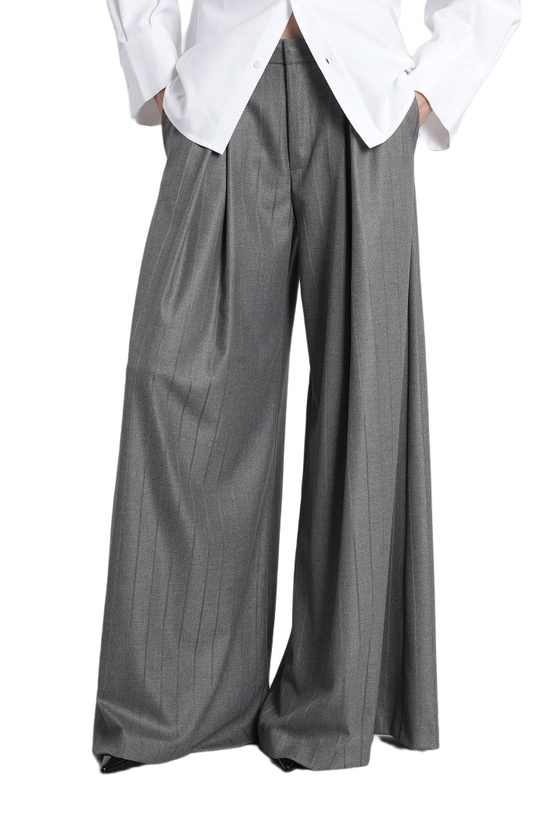 Photo: The Andamane Tara Pants In Grey Polyester