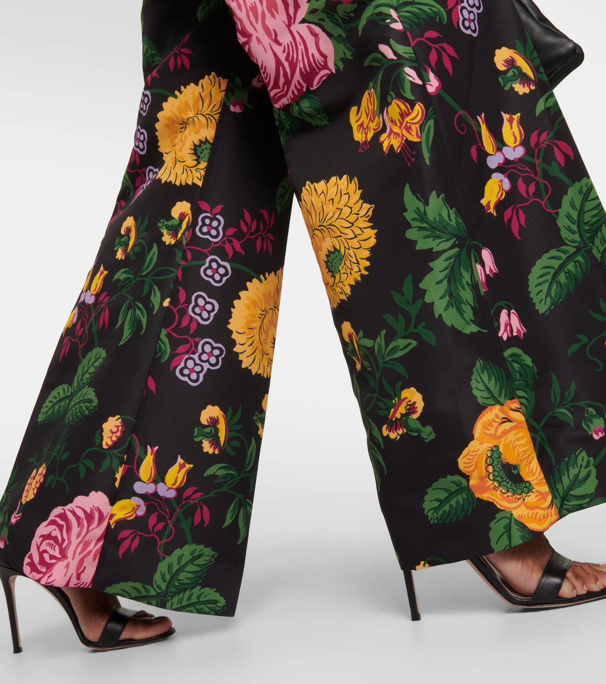 Carolina Herrera High-rise wide-leg floral pants