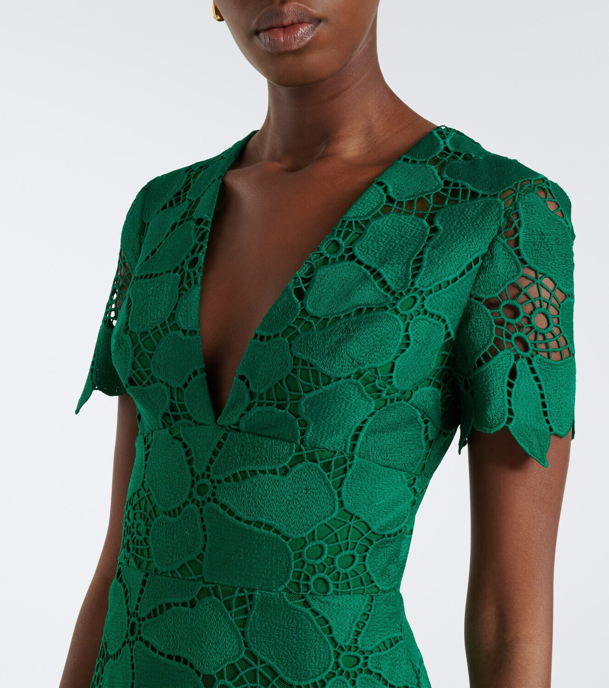 Elie Saab Guipure lace cocktail dress