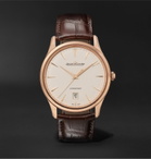 Jaeger-LeCoultre - Master Ultra Thin Date Automatic 39mm 18-Karat Rose Gold and Alligator Watch, Ref No. 1232510 - Neutrals