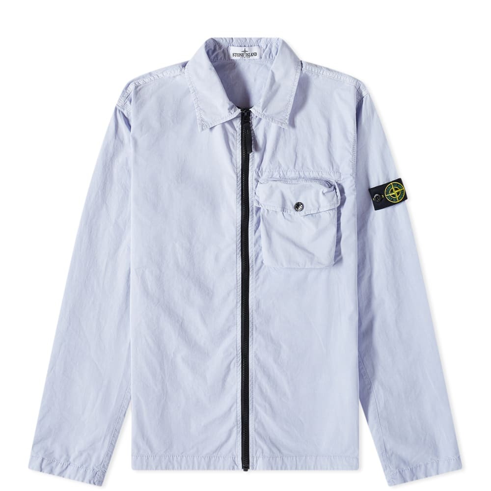 Stone island overshirt on sale lavender