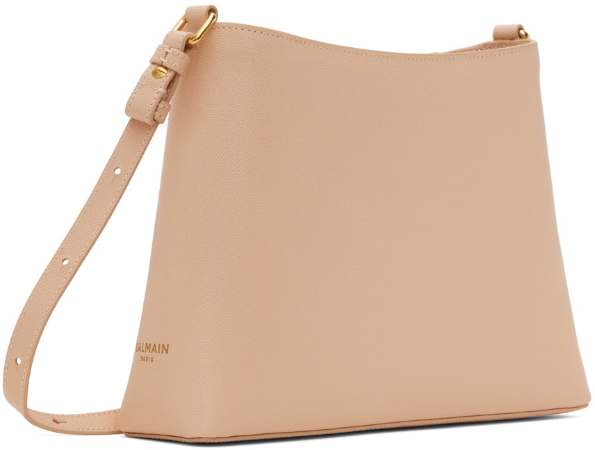 【関税＆送料込み】Balmain Embleme Shoulder Bag Balmain Embleme Shoulder Bag in Grained Leather - Bergdorf