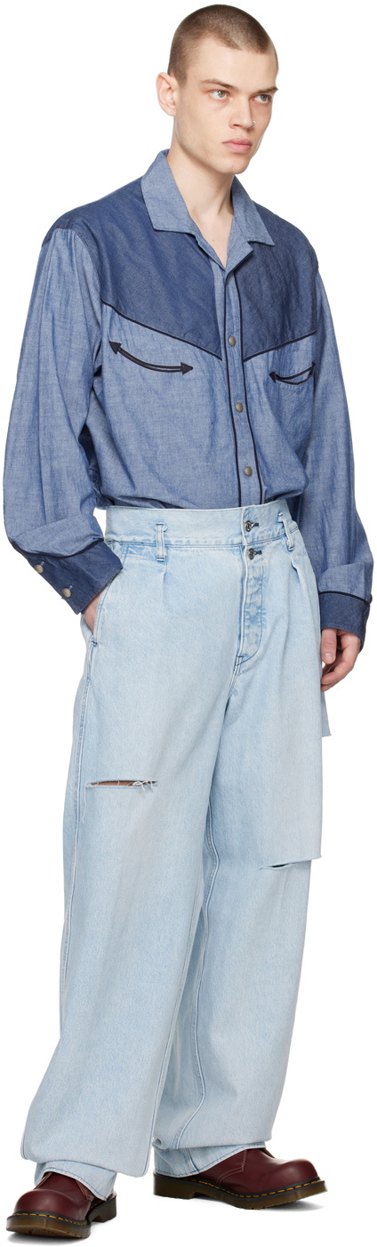 Tanaka Blue 'The Wide' Jeans