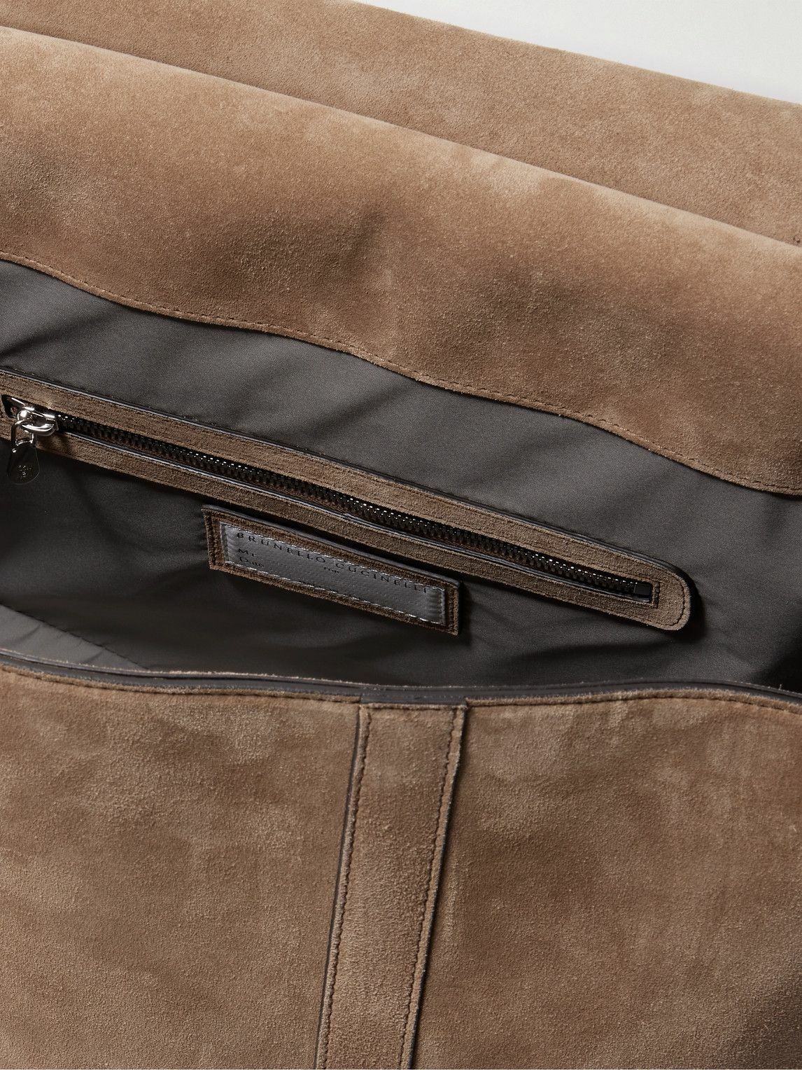 Brunello Cucinelli - Borsa Suede Briefcase